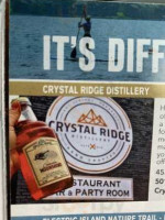 Crystal Ridge Distillery food