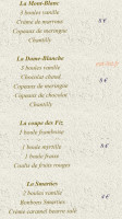 Le Korrigan menu