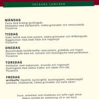 Bistro 72 menu