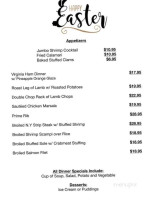 New Windsor Coach Diner menu