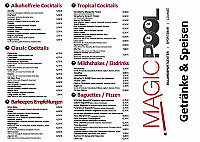 Magic Pool menu