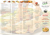 123 Chinese Takeaway menu