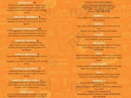 Blue Laguna Mexican Grill And Cantina menu