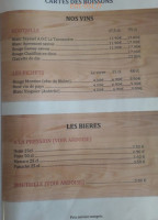 Cafe Outrelans menu