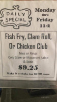 Gene's Fish Fry menu