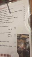 La Petite Belgique menu