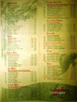 Lychee menu
