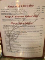 Soups And Greens menu