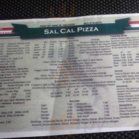 Sal Cal menu