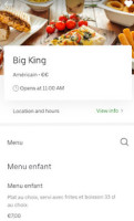 Big King food