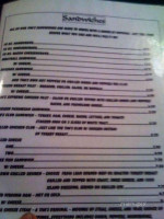 Tim's American Cafe menu