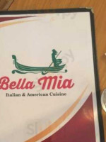 Bella Mia Italian American Cuisine menu
