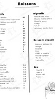 Feu Et Flore menu