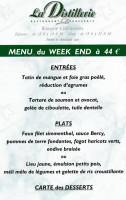 Hôtel La Chartreuse Du Val Saint Esprit menu