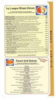 Mount Ivy Diner menu