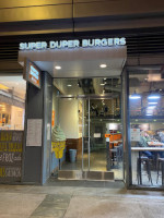 Super Duper Burgers inside