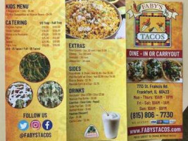 Faby's Tacos food