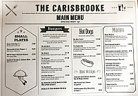 The Carisbrooke menu