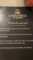 Enoteca Meucci menu