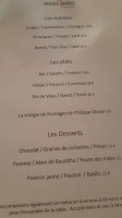Rouge Barre menu