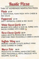 Cugini's Italian Market And Cafe menu