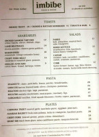 Restaurant Alba menu