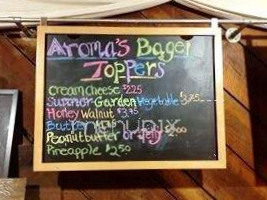 Aroma's Coffee And Bagels menu