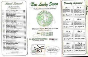 Lucky Seven menu