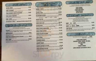 Santee Seafood Bistro And Fresh Market menu