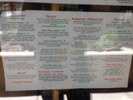 Taspen's Cafe Bakery menu