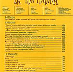 La Tua Piadina menu