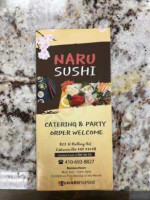 Naru Sushi menu