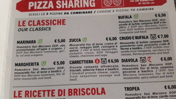 Briscola menu