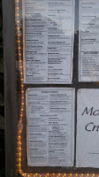 Monte Cristo's menu