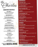 The Charles Bunratty Tavern menu