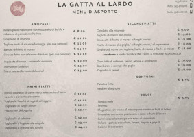 La Gatta Al Lardo menu