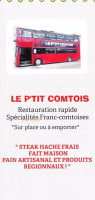 Le P'tit Comtois menu