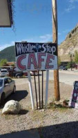A Whistle Stop Cafe outside