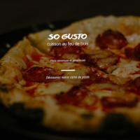 Pizza So Gusto (au Feu De Bois) food