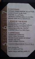Fleming's Prime Steakhouse & Wine Bar menu