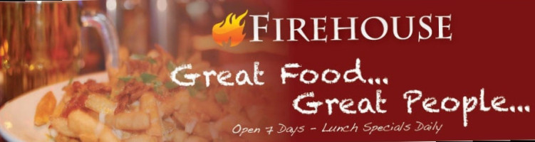 Firehouse Lounge food