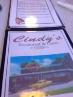 Cindy's Diner menu