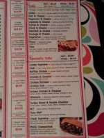 Sabo's Pizza menu