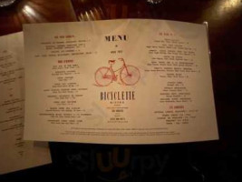 Bicyclette menu