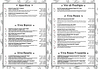Il Girasole menu