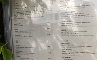 Trattoria al Faro menu