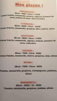 Pizz Arlequin menu