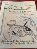 Virginia Street Cafe menu