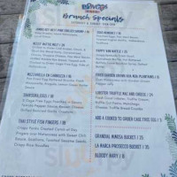 Bongo's Botanical Beer Garden And Cafe menu