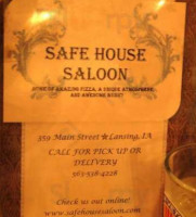The Safe House Saloon food
